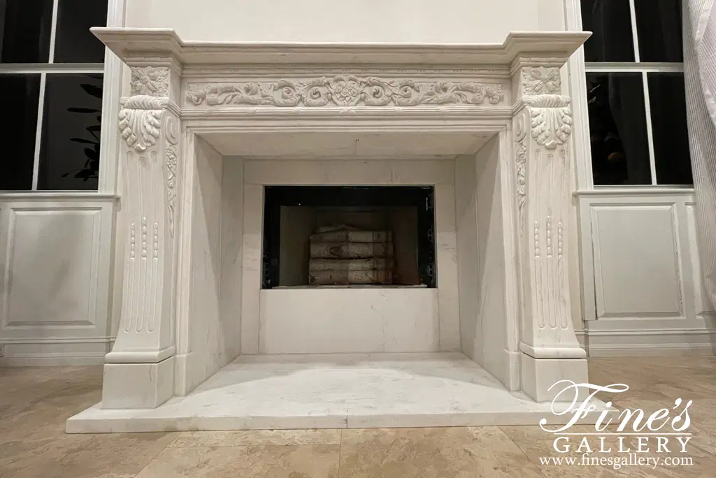 Compilation of Marble Mantel Installations in the Continental…